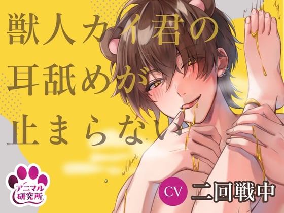 Cover of 【導入編/110円!!】獣人カイ君の耳舐めが止まらない【アニマル研究所 CV:二回戦中】