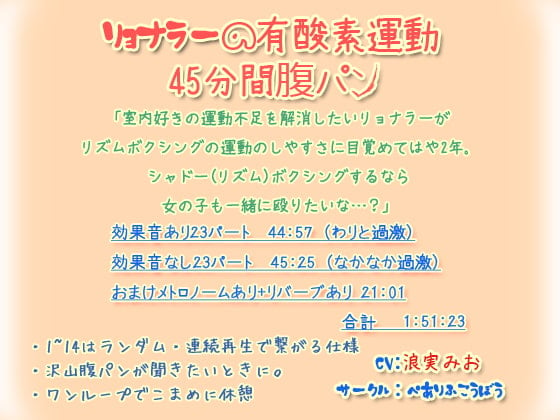 Cover of リョナラーの有酸素運動 45分間腹パン