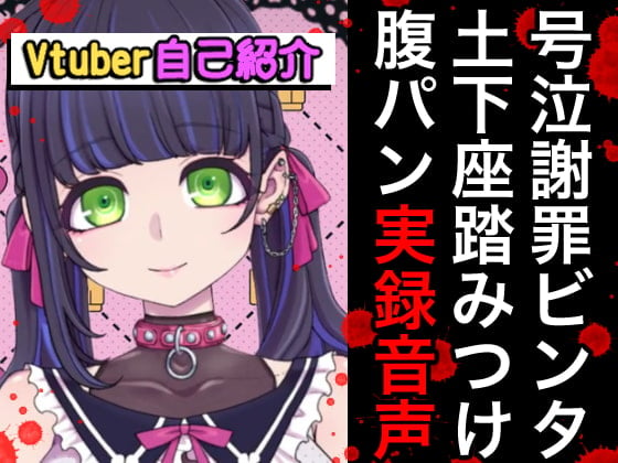 Cover of Vtuberボコボコ謝罪腹パン自己紹介裏動画&音声